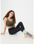 Hey Honey Pantaloni sport verde / negru / alb - Pled.ro