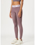 HKMX Pantaloni sport mauve / alb - Pled.ro