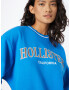 HOLLISTER Bluză de molton albastru / maro / alb - Pled.ro