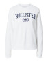 HOLLISTER Bluză de molton bleumarin / alb - Pled.ro