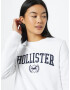 HOLLISTER Bluză de molton bleumarin / alb - Pled.ro