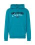 HOLLISTER Bluză de molton cyan / negru / alb - Pled.ro