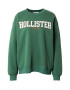 HOLLISTER Bluză de molton maro pueblo / verde smarald / alb - Pled.ro