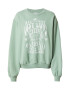 HOLLISTER Bluză de molton verde pastel / alb - Pled.ro