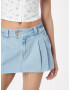 HOLLISTER Fustă 'APAC DENIM LR MICRO PLEATED MINI' albastru - Pled.ro