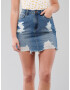 HOLLISTER Fustă 'Med' albastru denim - Pled.ro