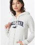 HOLLISTER Hanorac albastru noapte / gri deschis - Pled.ro