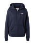 HOLLISTER Hanorac bleumarin / alb - Pled.ro