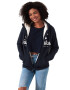 HOLLISTER Hanorac 'CORE LOGO SHERPA' bleumarin - Pled.ro