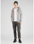 HOLLISTER Hanorac gri fumuriu / negru / alb - Pled.ro