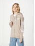 HOLLISTER Hanorac gri taupe / alb murdar - Pled.ro