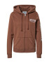 HOLLISTER Hanorac maro / alb - Pled.ro