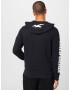 HOLLISTER Hanorac negru / alb - Pled.ro