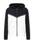 HOLLISTER Hanorac negru / alb - Pled.ro