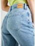 HOLLISTER Jeans albastru denim / negru / alb murdar - Pled.ro