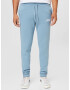 HOLLISTER Pantaloni albastru deschis / alb - Pled.ro