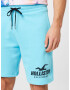 HOLLISTER Pantaloni albastru deschis / negru - Pled.ro