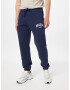 HOLLISTER Pantaloni bleumarin / alb - Pled.ro