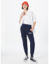 HOLLISTER Pantaloni bleumarin / alb - Pled.ro