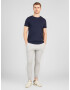 HOLLISTER Pantaloni bleumarin / gri deschis / alb - Pled.ro