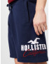 HOLLISTER Pantaloni bleumarin / roșu cireș / alb - Pled.ro