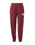 HOLLISTER Pantaloni 'DARK ACADEMIA' roșu burgundy / alb - Pled.ro