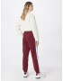 HOLLISTER Pantaloni 'DARK ACADEMIA' roșu burgundy / alb - Pled.ro