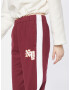 HOLLISTER Pantaloni 'DARK ACADEMIA' roșu burgundy / alb - Pled.ro