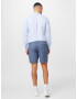 HOLLISTER Pantaloni eleganți bleumarin / alb - Pled.ro