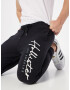 HOLLISTER Pantaloni gri / negru / alb - Pled.ro