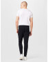 HOLLISTER Pantaloni negru / alb - Pled.ro