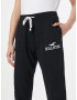 HOLLISTER Pantaloni negru / alb - Pled.ro