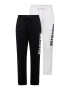 HOLLISTER Pantaloni negru / alb murdar - Pled.ro