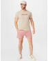 HOLLISTER Pantaloni roz pal / alb - Pled.ro