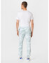 HOLLISTER Pantaloni verde pastel / alb - Pled.ro