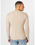 HOLLISTER Pulover maro cappuccino - Pled.ro