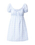 HOLLISTER Rochie albastru deschis / alb - Pled.ro