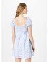 HOLLISTER Rochie albastru deschis / alb - Pled.ro