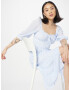 HOLLISTER Rochie albastru deschis / alb - Pled.ro