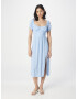 HOLLISTER Rochie albastru deschis / alb - Pled.ro