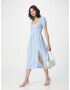 HOLLISTER Rochie albastru deschis / alb - Pled.ro