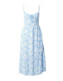 HOLLISTER Rochie albastru deschis / alb - Pled.ro