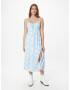 HOLLISTER Rochie albastru deschis / alb - Pled.ro