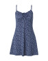 HOLLISTER Rochie bleumarin / alb - Pled.ro