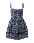 HOLLISTER Rochie bleumarin / alb - Pled.ro