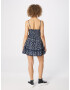 HOLLISTER Rochie bleumarin / alb - Pled.ro