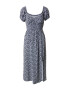 HOLLISTER Rochie bleumarin / alb - Pled.ro