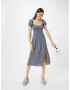 HOLLISTER Rochie bleumarin / alb - Pled.ro