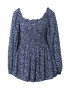 HOLLISTER Rochie bleumarin / alb - Pled.ro