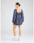 HOLLISTER Rochie bleumarin / alb - Pled.ro